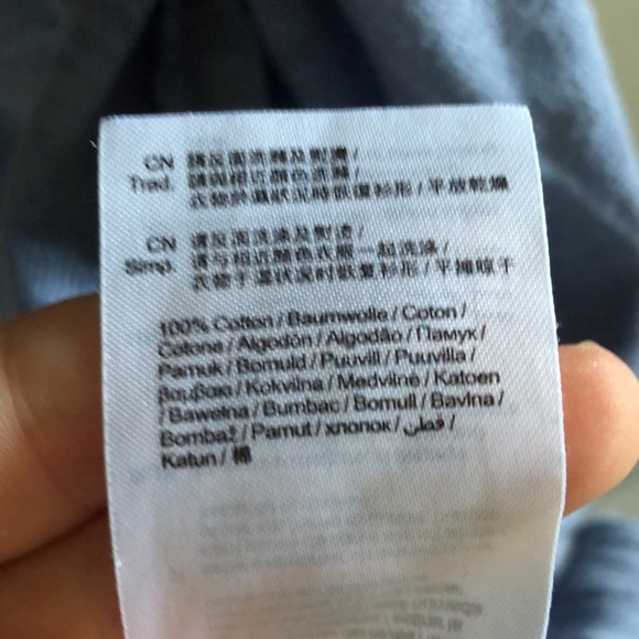 100% Cotton Long Dusty Blue Cardigan - Picture 4 of 11